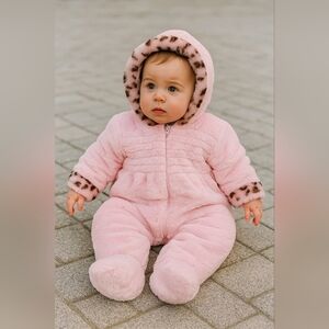 Warm Pink Sniw Suit Bon Bebe